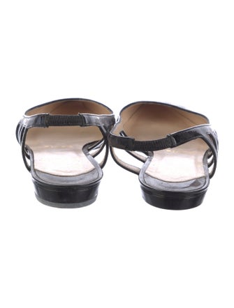 Christian Louboutin Patent Leather Slingback Flats