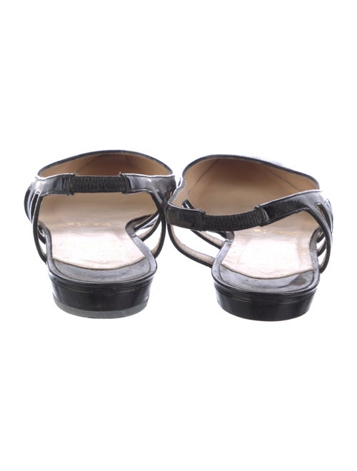 Christian Louboutin Patent Leather Slingback Flats