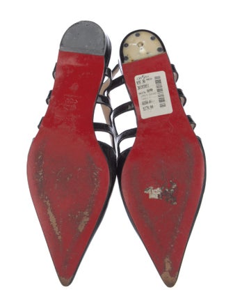 Christian Louboutin Patent Leather Slingback Flats