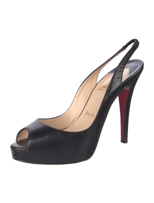 Christian Louboutin Leather Slingback Pumps