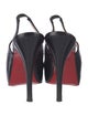 Christian Louboutin Leather Slingback Pumps