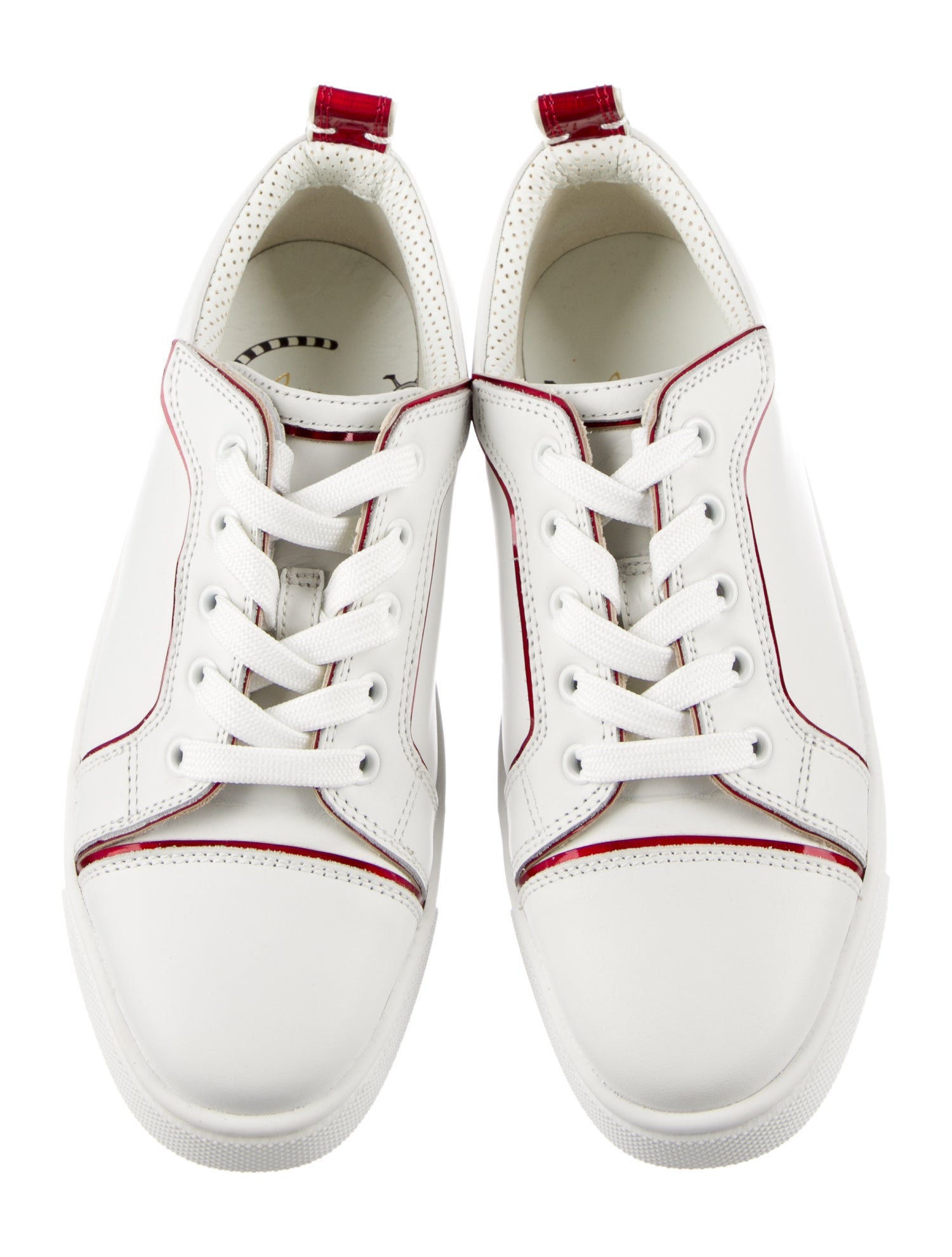 Christian Louboutin Girls' Low Top Leather Sneaker