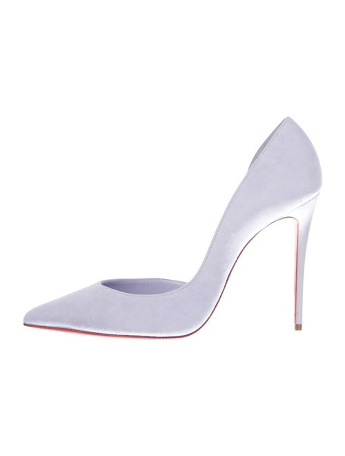 Christian Louboutin Suede D'Orsay Pumps