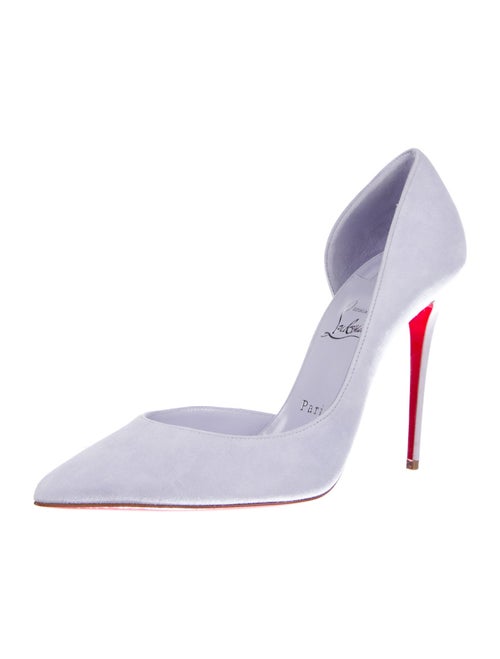 Christian Louboutin Suede D'Orsay Pumps