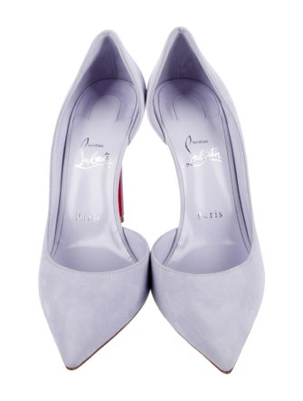 Christian Louboutin Suede D'Orsay Pumps