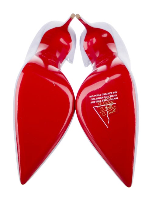 Christian Louboutin Suede D'Orsay Pumps