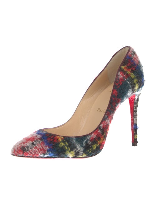 Christian Louboutin Tweed Printed Pumps