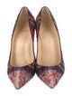 Christian Louboutin Tweed Printed Pumps