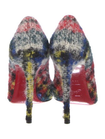 Christian Louboutin Tweed Printed Pumps
