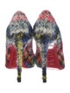 Christian Louboutin Tweed Printed Pumps
