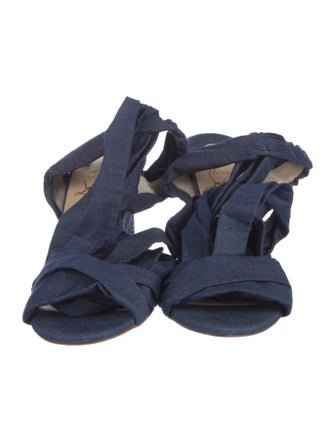 Christian Louboutin Denim Sandals