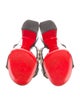 Christian Louboutin Leather Studded Accents Slides