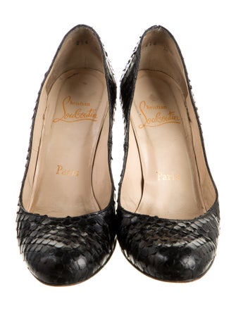 Christian Louboutin Snakeskin Animal Print Pumps