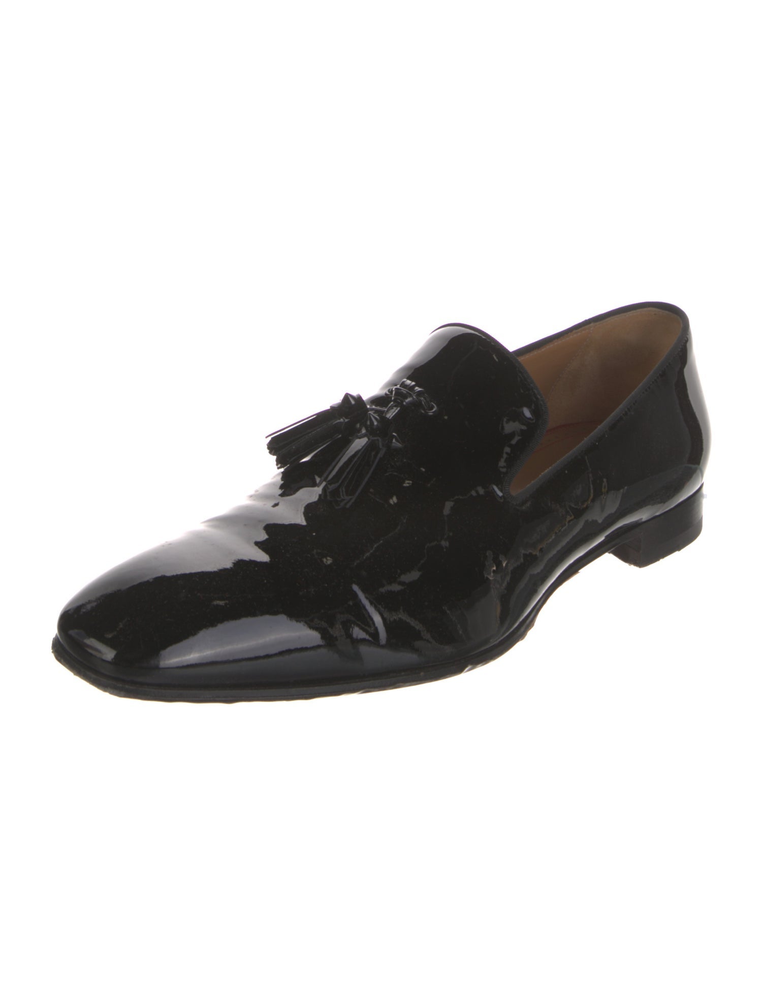 Christian Louboutin Dandelion Patent Leather Loafers