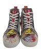 Christian Louboutin Leather Printed Sneakers