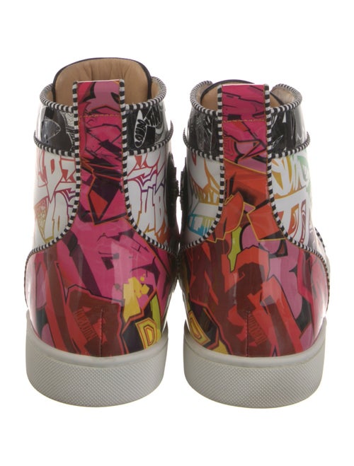 Christian Louboutin Leather Printed Sneakers