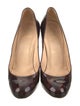 Christian Louboutin Patent Leather Animal Print Pumps