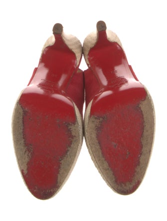 Christian Louboutin Suede Slingback Pumps