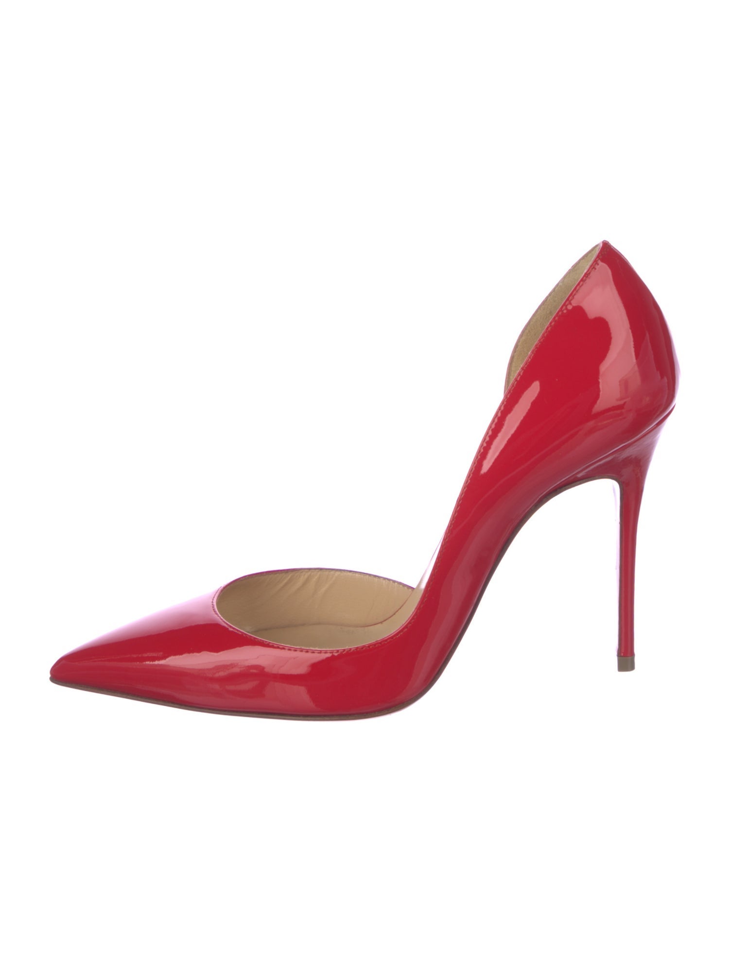 Christian Louboutin Patent Leather D'Orsay Pumps