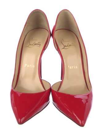 Christian Louboutin Patent Leather D'Orsay Pumps