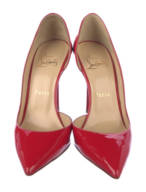 Christian Louboutin Patent Leather D'Orsay Pumps