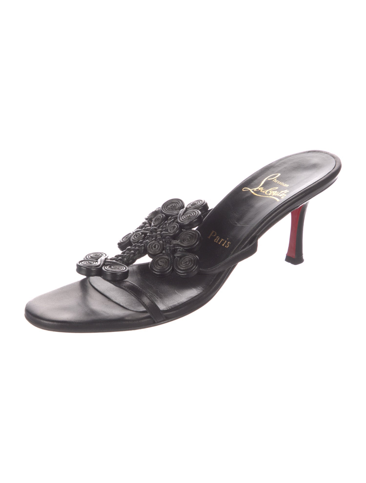 Christian Louboutin Vintage Leather Slides