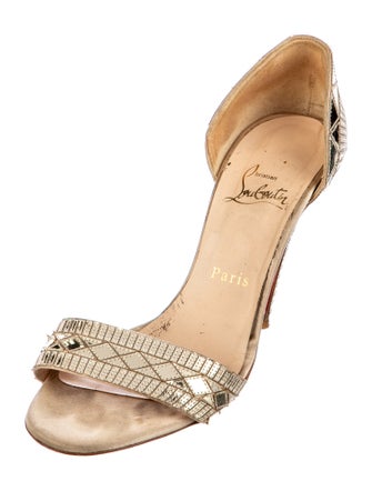 Christian Louboutin Satin Sandals