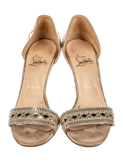 Christian Louboutin Satin Sandals