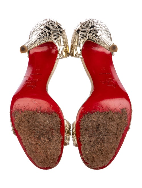 Christian Louboutin Satin Sandals