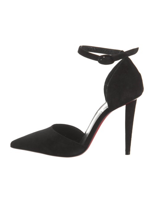 Christian Louboutin Suede D'Orsay Pumps