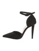 Christian Louboutin Suede D'Orsay Pumps