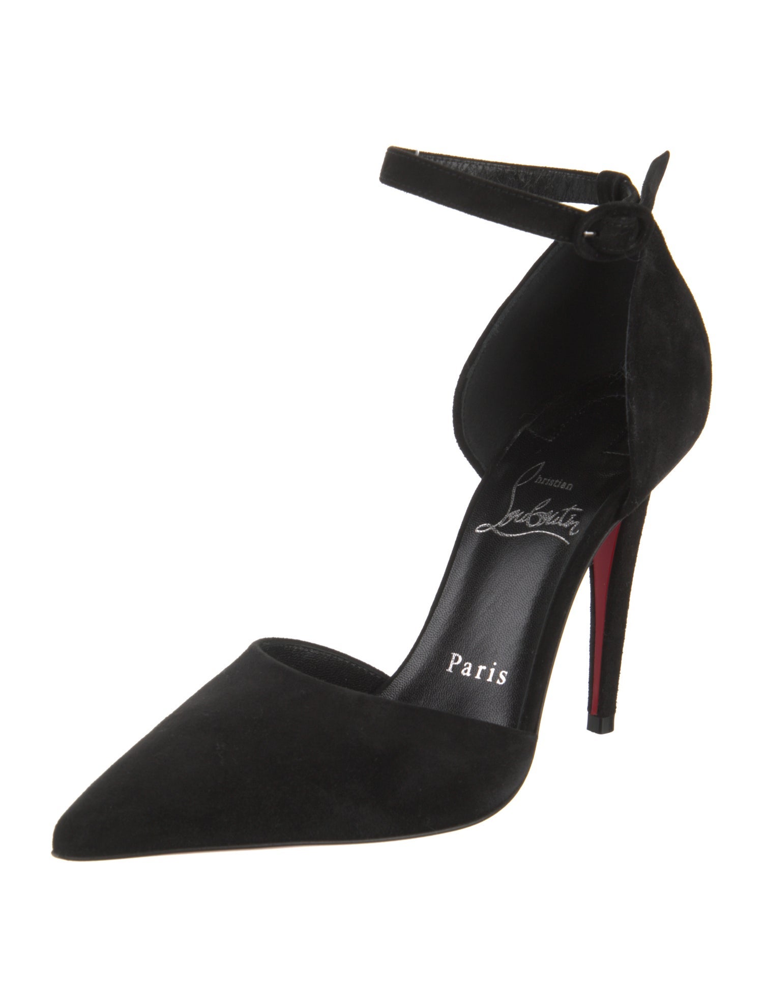 Christian Louboutin Suede D'Orsay Pumps