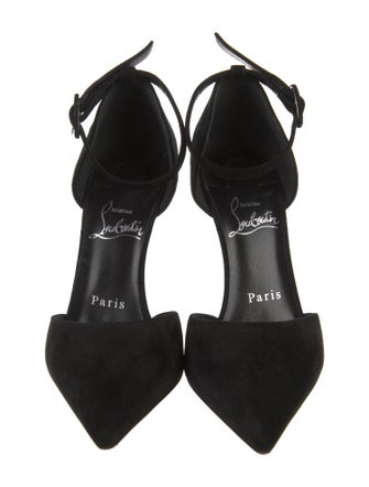 Christian Louboutin Suede D'Orsay Pumps
