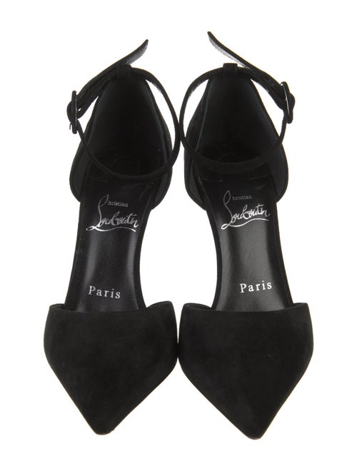 Christian Louboutin Suede D'Orsay Pumps