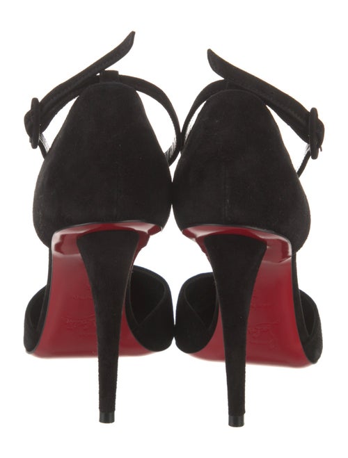 Christian Louboutin Suede D'Orsay Pumps