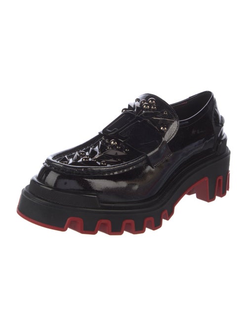 Christian Louboutin x MARVEL Spike Accents Patent Leather Loafers