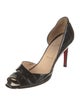 Christian Louboutin Patent Leather D'Orsay Pumps