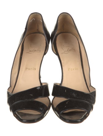 Christian Louboutin Patent Leather D'Orsay Pumps