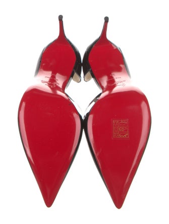 Christian Louboutin Patent Leather D'Orsay Pumps