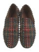 Christian Louboutin Spike Accents Printed Loafers
