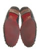 Christian Louboutin Spike Accents Printed Loafers
