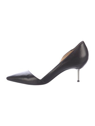 Christian Louboutin Leather D'Orsay Pumps