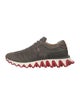 Christian Louboutin Spike Accents Suede Athletic Sneakers