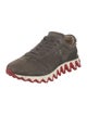 Christian Louboutin Spike Accents Suede Athletic Sneakers