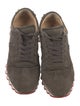 Christian Louboutin Spike Accents Suede Athletic Sneakers