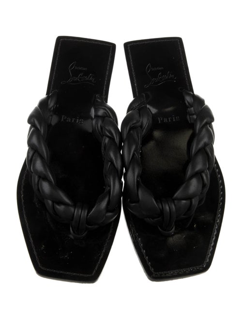 Christian Louboutin Briotonga Leather Slides