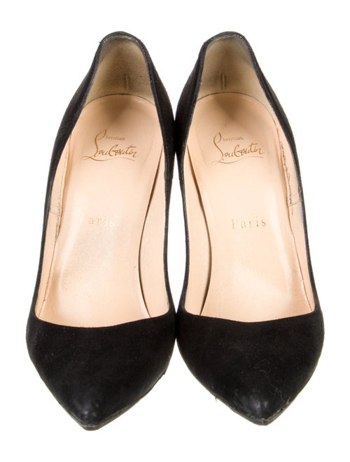 Christian Louboutin Suede D'Orsay Pumps