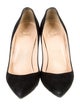 Christian Louboutin Suede D'Orsay Pumps
