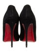 Christian Louboutin Suede D'Orsay Pumps