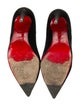 Christian Louboutin Suede D'Orsay Pumps